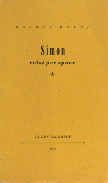 Hoyer George (=G.B.J. Hilterman). Simon reist per spoor.