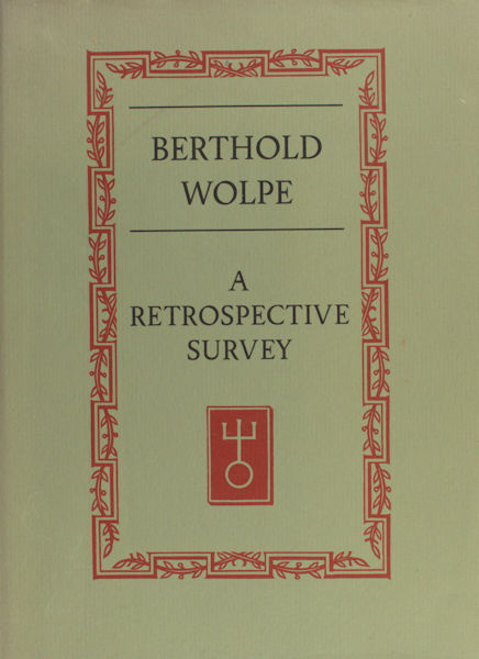 Wolpe, Ronald. A retrospective survey.