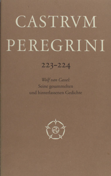 Cassel, Wolf von. 1946-1994, Seine gesammelten und hinterlassenen Gedichte.