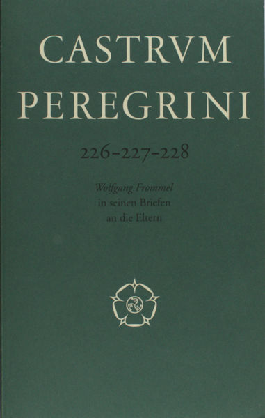 Bock, Stefan Victor (Herausg.). Wolfgang Frommel in seinen Briefen an die Eltern 1920-1959.