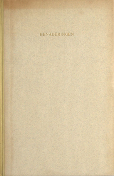 Eyck, P.N. van. Benaderingen.