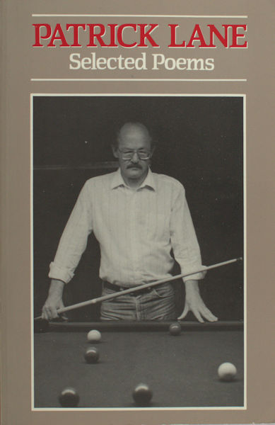 Lane, Patrick. Selected poems.