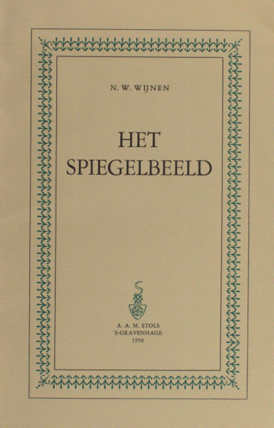 Wijnen, N.W. Het spiegelbeeld.
