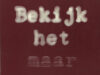 Lohman, H.W. Bekijk het maar.