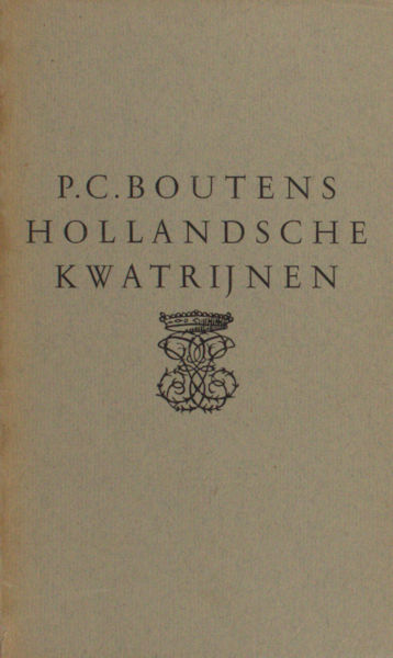 Boutens, P.C. Hollandsche kwatrijnen.