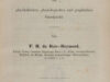 Bois-Reymond, F.H. du. Kadmus oder Allgemeine Alphabetik vom physikalischen, physiologischen und graphischen Standpunkt.