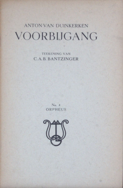 Duinkerken, Anton van. Voorbijgang.