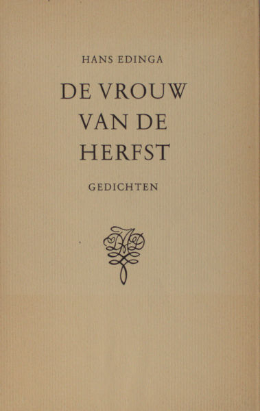 Edinga, Hans. De vrouw van de herfst.