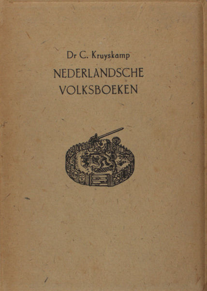 Kruyskamp, C. Nederlandsche volksboeken.