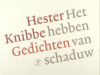 Knibbe, Hester. Het hebben van schaduw.