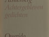 Achterberg, Gerrit. Achtergebleven gedichten.