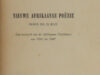 Bax, D. Nieuwe Afrikaanse Poëzie. Een overzicht van de Afrikaanse Dichtkunst van 1940 tot 1947.
