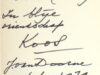 Doorne, J. van. Vierregelig.
