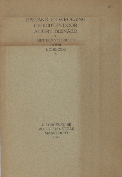 Besnard, Albert. Opstand en wroeging.