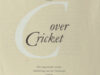 Over cricket. Een negentiende eeuwse beschrijving van het Cricketspel alsmede een engelstalige variant.