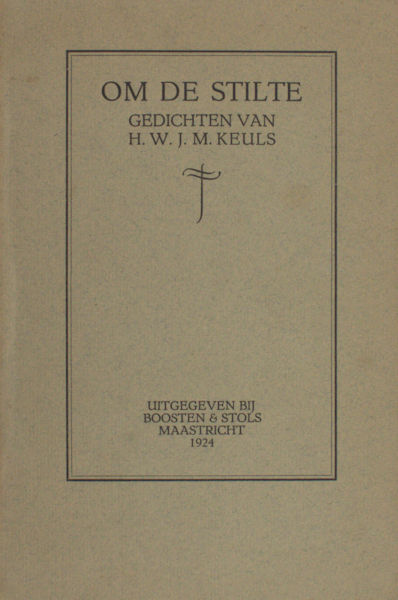 Keuls, H.W.J.M. Om de stilte.