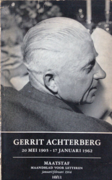 Nagel, W.H. e.a. Gerrit Achterberg 20 mei 1905 - 17 januari 1962.