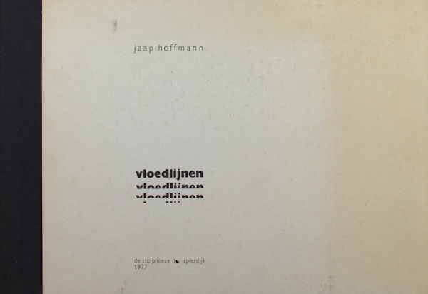 Hoffmann, Jaap. Vloedlijnen.