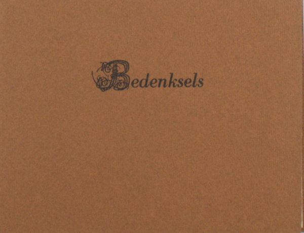 Tjepkema, J.R. Bedenksels.