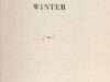 Sackville-West, V. Winter.