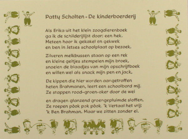 Scholten, Patty. De kinderboerderij.