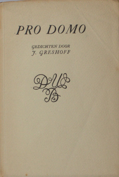 Greshoff, J. Pro domo.