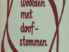 Vandeloo, Jos. Woorden met doofstommen.