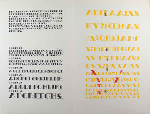 Typografische exprimenten, Jaargang 1, 1977.