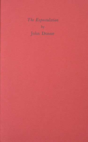 Donne, John. The expostulation.