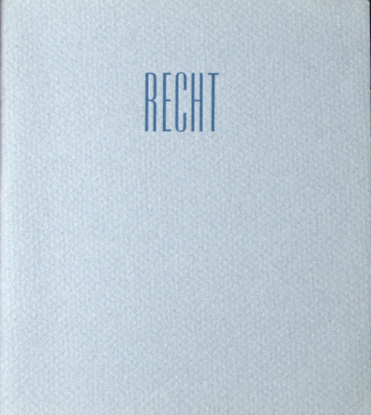 Graaf, W. de. Recht.