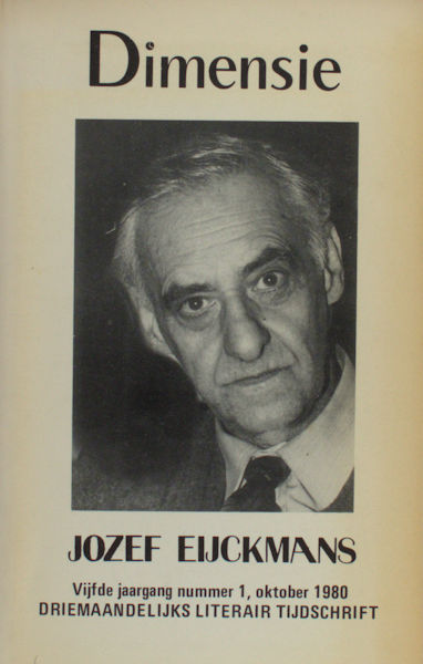 Biezen, Jan e.a. (red.). Dimensie. Jozef Eijkmans-nummer