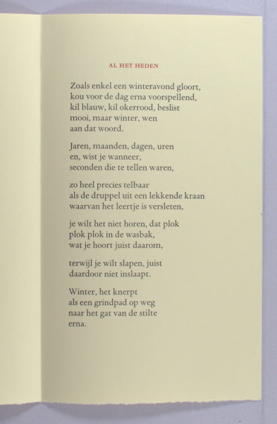 Jellema, C.O. Al het heden.