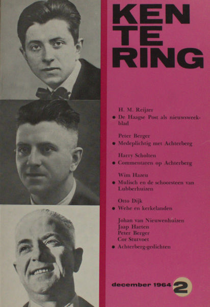 Achterberg - Perger, Peter e.a. Kentering December 1964. 6e jaargang, nr. 2