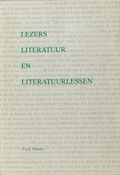 Dirksen, J.A.G. Lezers, literatuur en literatuurlessen.