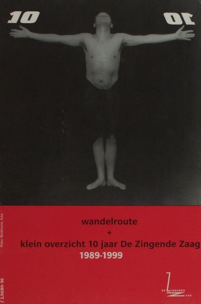 Moormann, George (red.). Wandelroute + Klein overzicht van 10 jaar De Zingende Zaag 1989-1999.