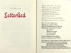 Sijn, H. van. Letterlied.