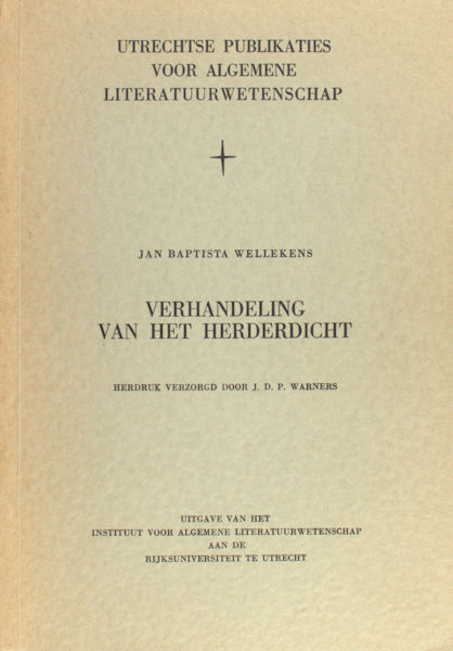 Wellekens, Jan Baptista. Verhandeling van het herderdicht.