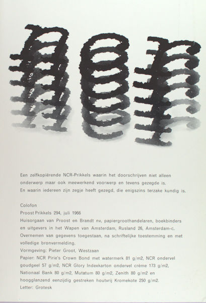 Prikkels Redactie. NCR-Prikkels.