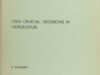 Solmsen, F. Two crucial decisions in Herodotus.