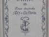 Braungart, Richard. Neue deutsche Akt-Exlibris.