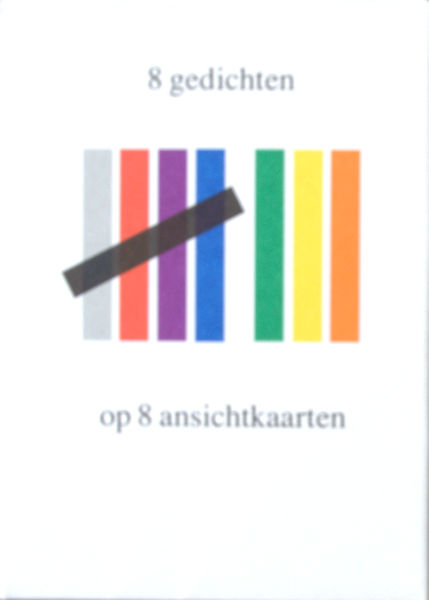 8 gedichten op 8 ansichtkaarten.