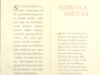 'Hebraica veritas'. Het opmerkelijk actuele begin van de 'Praefation ad candidum lectorum' uit Elias Hutter's Biblia Evraea, Coloniae 1603.