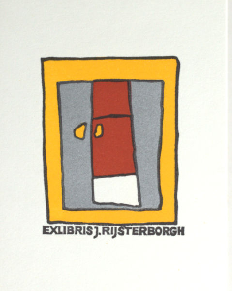 Andriessen, Cees Exlibris voor J. Rijsterborgh.