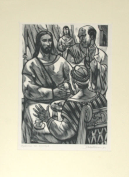 Battermann, Jan. 10 houtgravures voor Het evangelie naar Lucas.