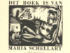 Bordas, Ferenc. Exlibris voor Maria Schellart.