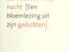 Vries, Hendrik de. Een raadsel in de nacht. Een keus uit zijn gedichten. Samengesteld en ingeleid door Jan van der Vegt.