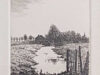 Meij, Wim van der. Landschap met beek.