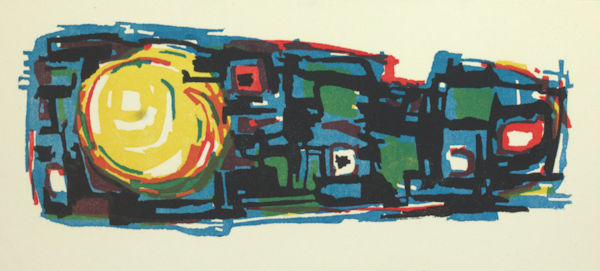 Battermann, Jan. Abstracte compositie.