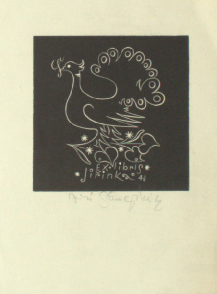 Svengsbir, Jiri. Exlibris voor Jirinka.