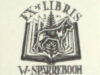 Zwiers, Wim. Exlibris voor W. Sparreboom.
